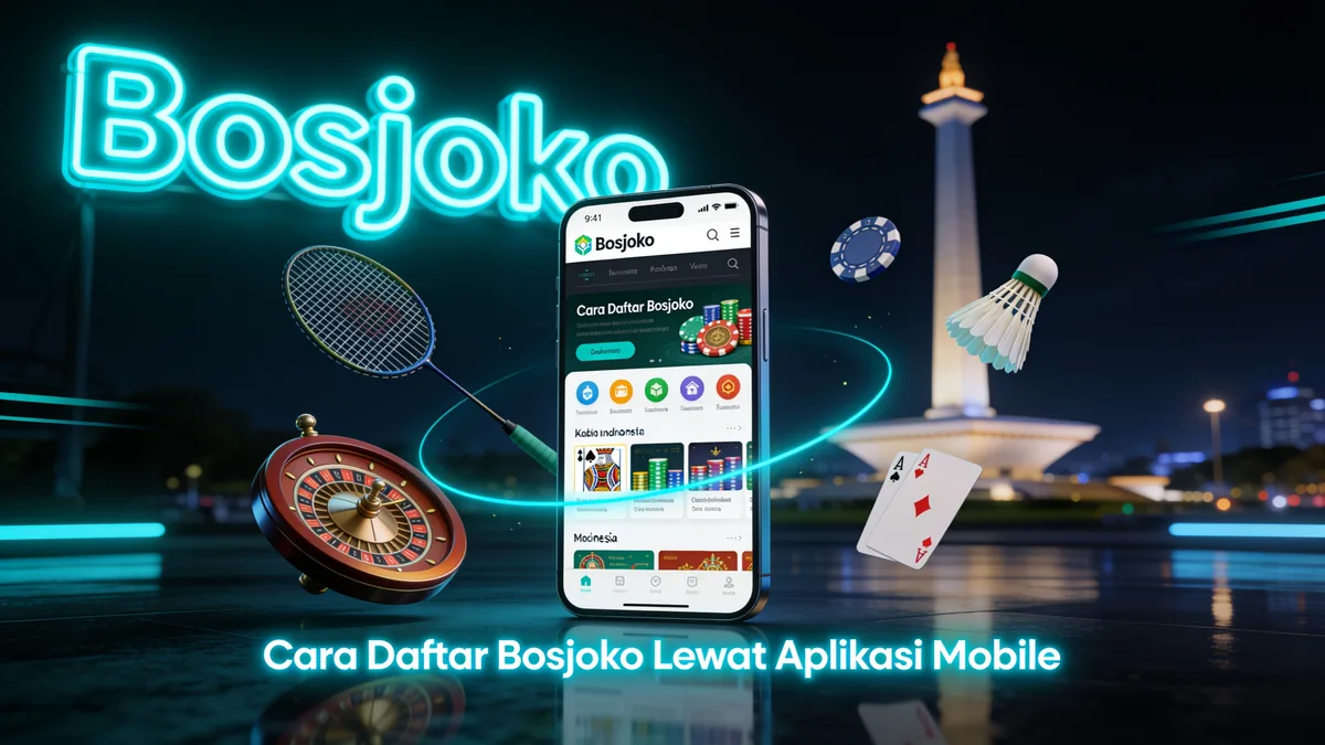Cara Daftar Bosjoko Lewat Aplikasi Mobile: panduan bosjoko untuk pemain di Indonesia